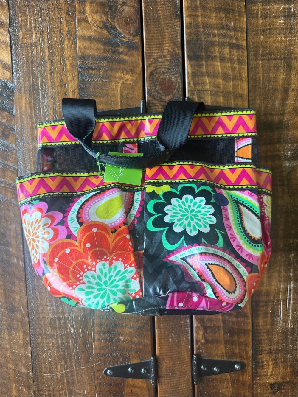Vera Bradley Ziggy Zinnia Shower Caddy Floral NWT Bathroom Dorm Organizer